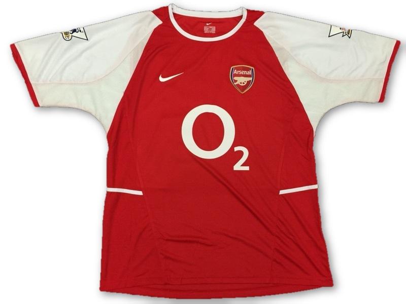 Arsenal 2002 2004 Home Shirt Rare Football Shirts