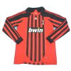AC Milan 2007-2008 Home Long Sleeve Shirt