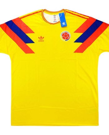Adidas Originals Colombia Home Italia '90 Retro Soccer Jersey