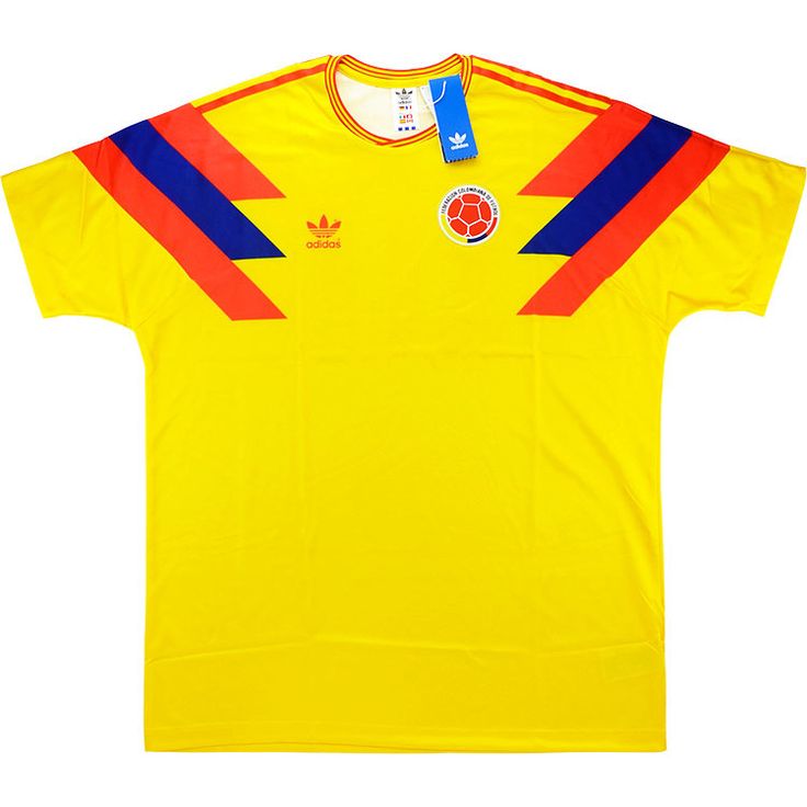 Colombia 1990 World Cup Home Retro Football Shirt - My Retro Jersey