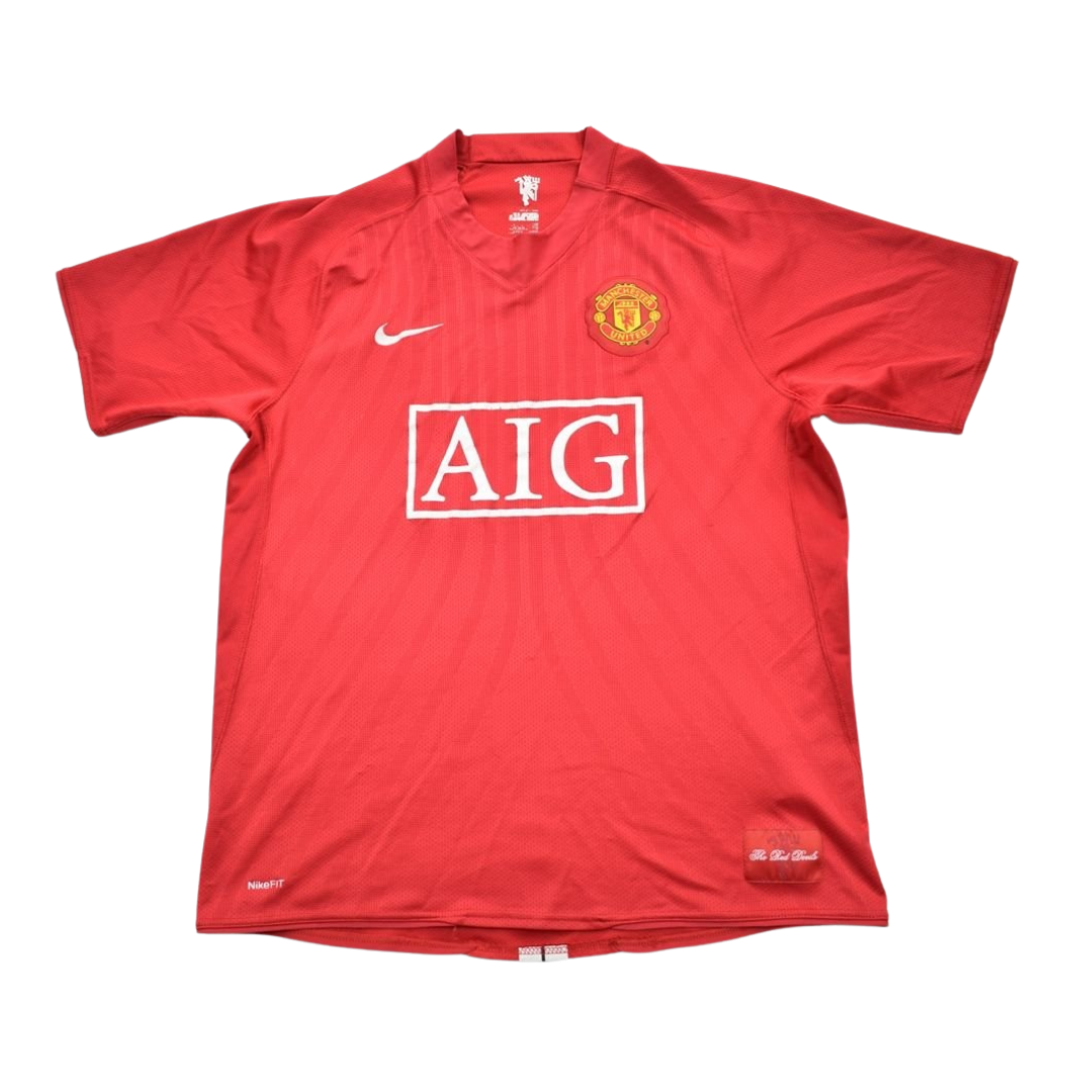 Manchester United 2007-2008 Home Shirt - Rare Football Shirts