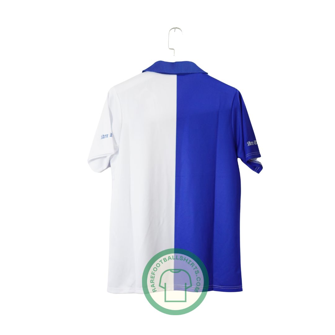 Blackburn Rovers 1994 Home shirt inspired 100% Puro Algodón Cojín Hecho en Reino Unido 