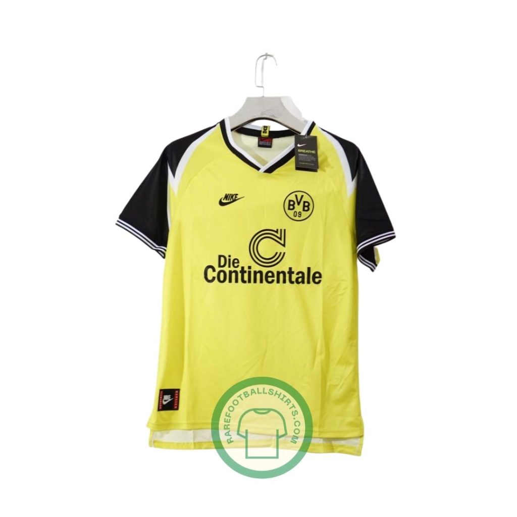 T-shirt Vintage Borussia Dortmund Saison 1995-1996 - Taille M, Pièce Originale De Collection