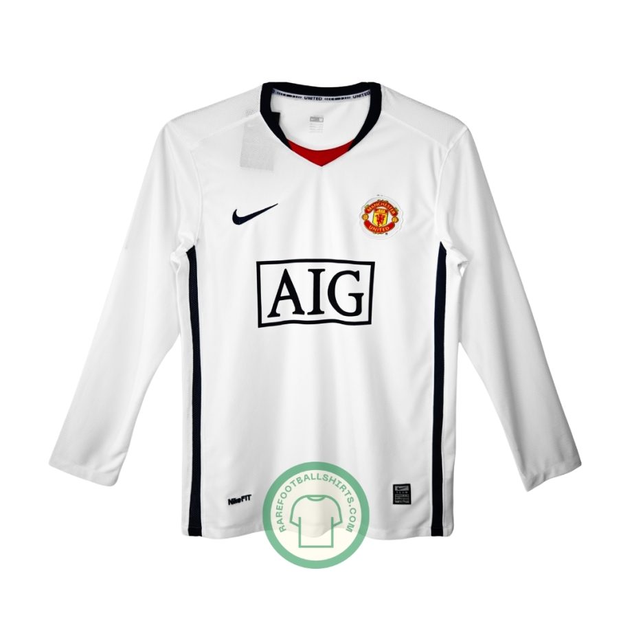 Manchester United 2008-2009 Long Sleeve Away Shirt